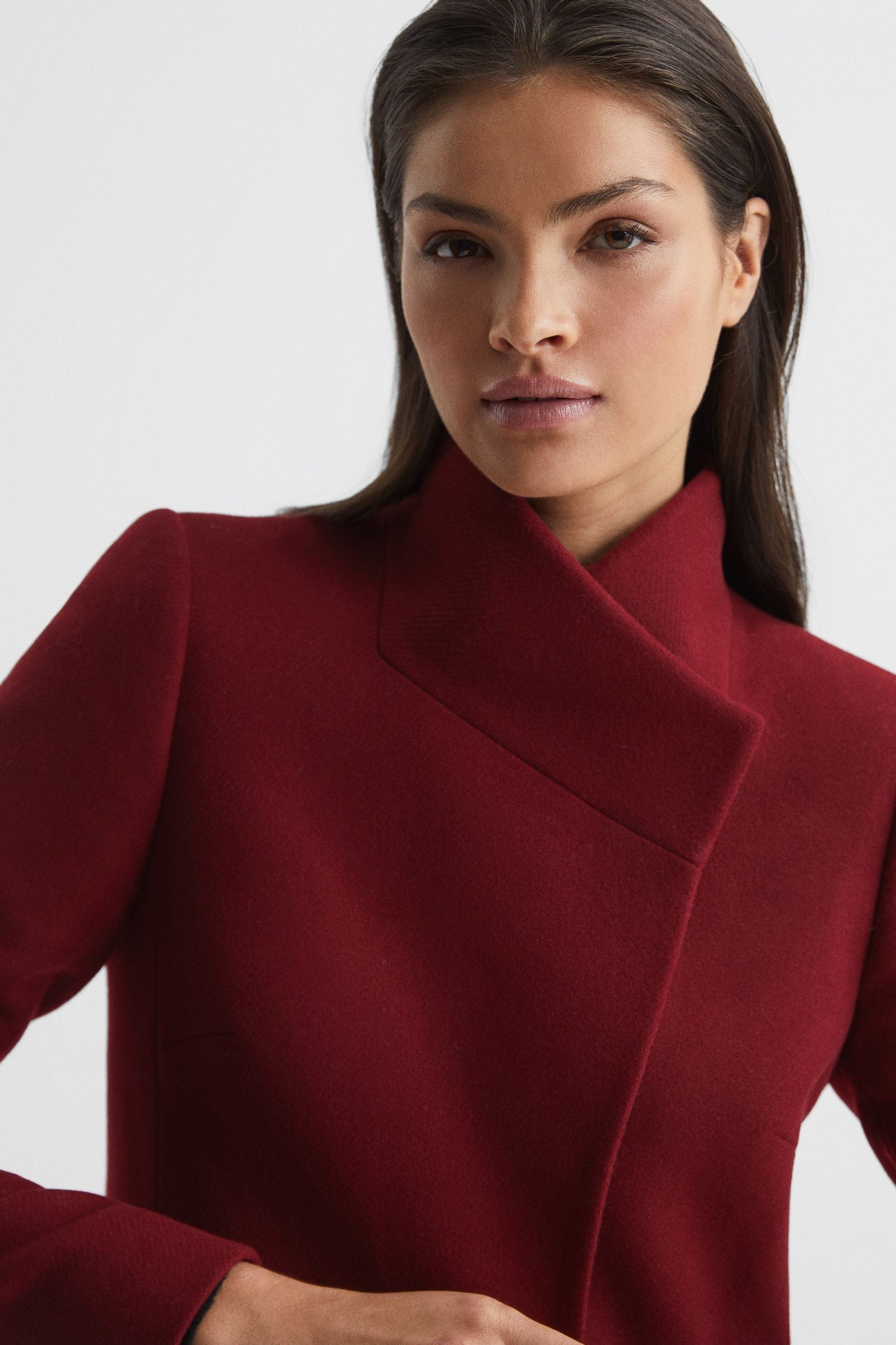 Reiss red coat hot sale