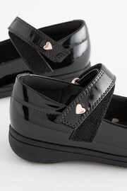 Black Patent Infant School Bow Mary Jane Shoes - Image 5 of 7