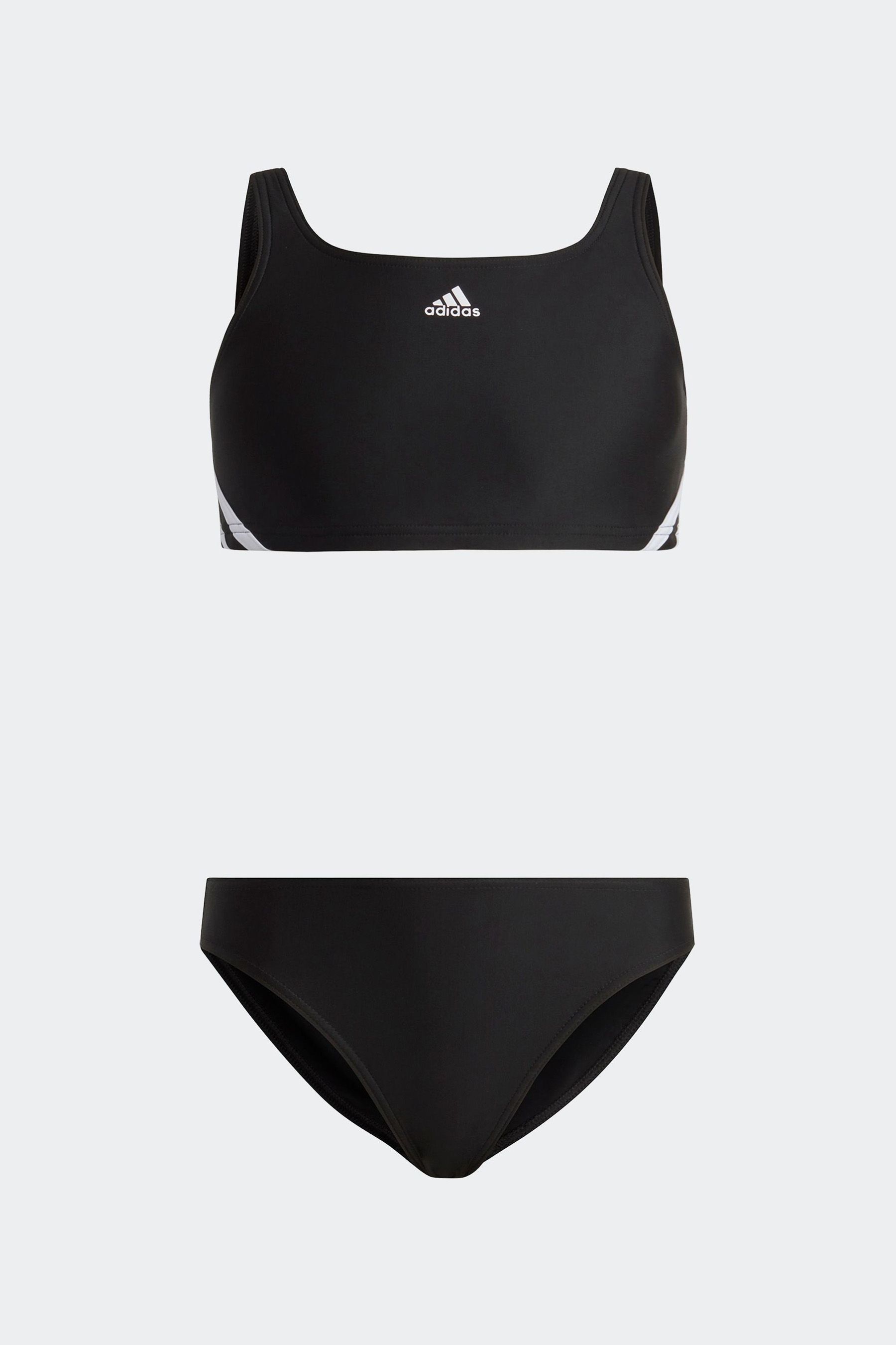 Buy adidas Black 3 Stripes Bikini Set from Next Luxembourg
