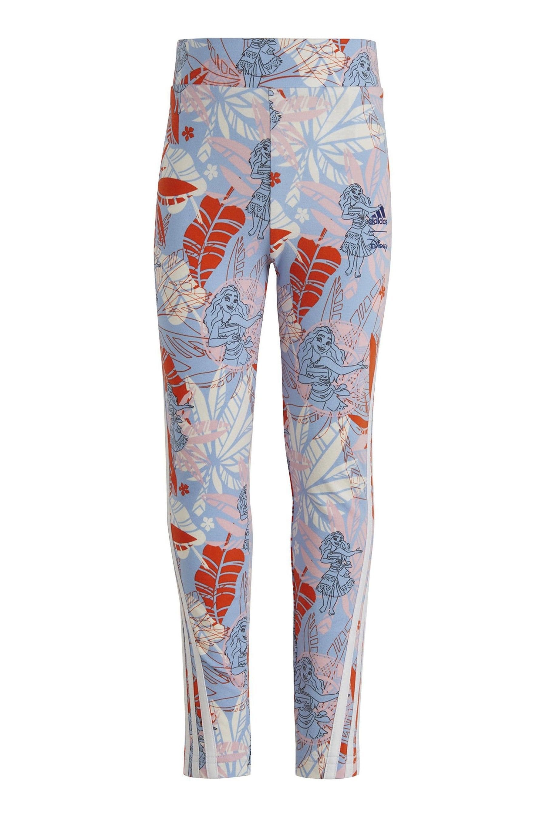 Buy adidas Blue Disney Moana Little Kids Leggings from Next Luxembourg