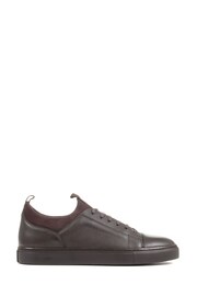 Jones Bootmaker Southgate Leather Brown Trainers - Image 1 of 5