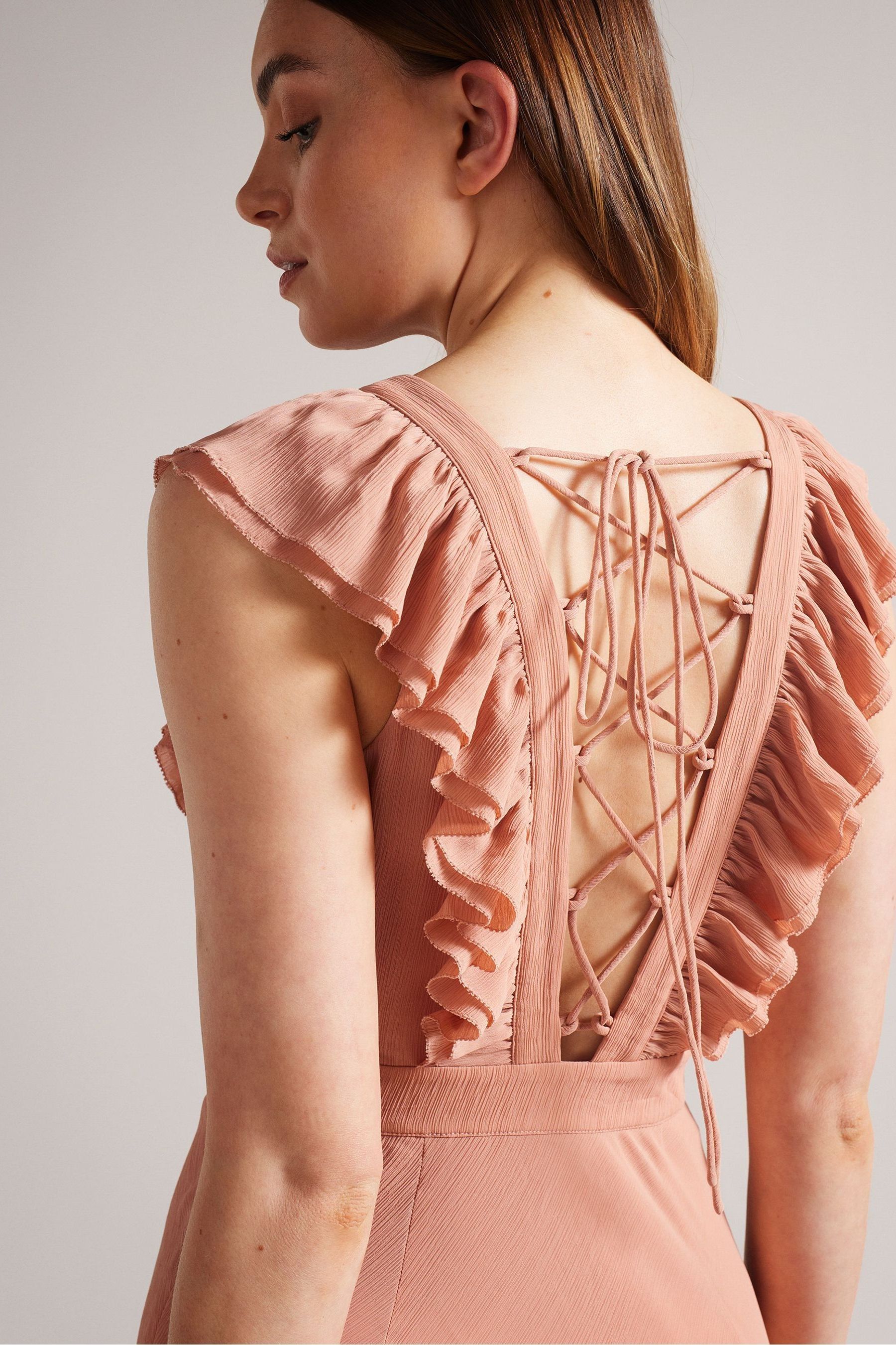 Ted baker steyla ruffle dress sales