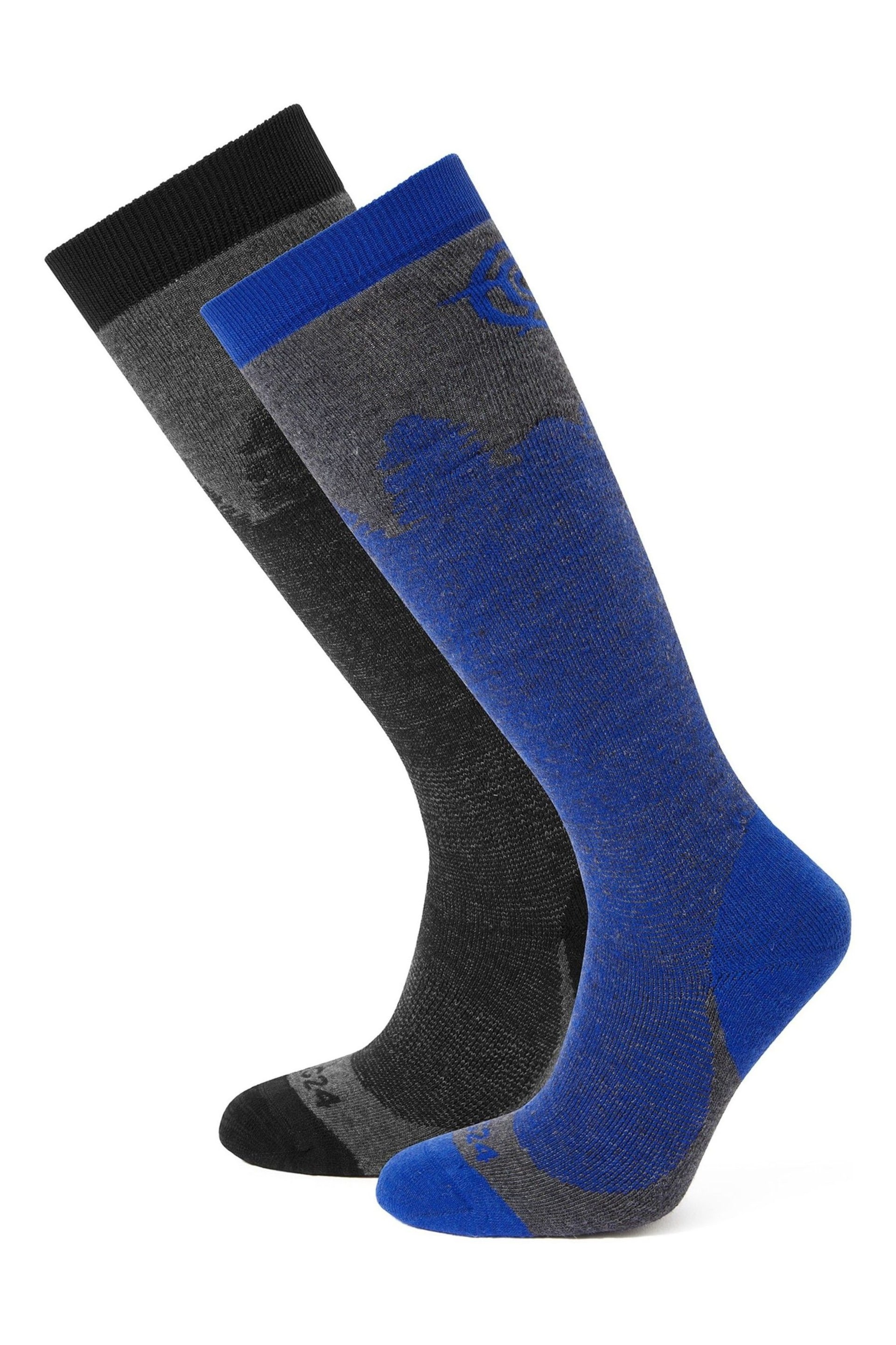 Tog 24 Blue Aprica Ski Socks 2 Packs - Image 1 of 2