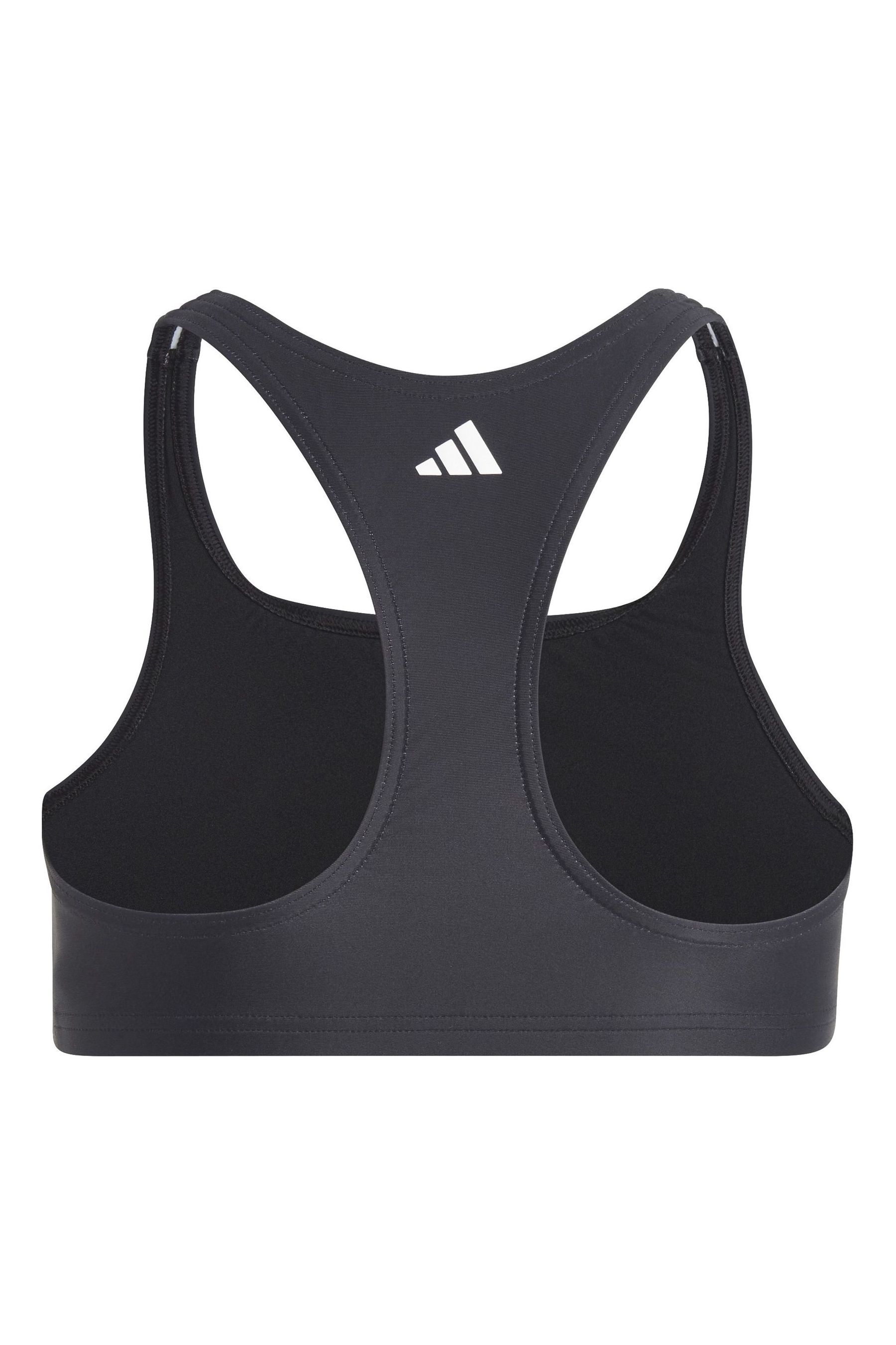 Buy adidas Black Junior Big Bars Logo Bikini from Next Luxembourg