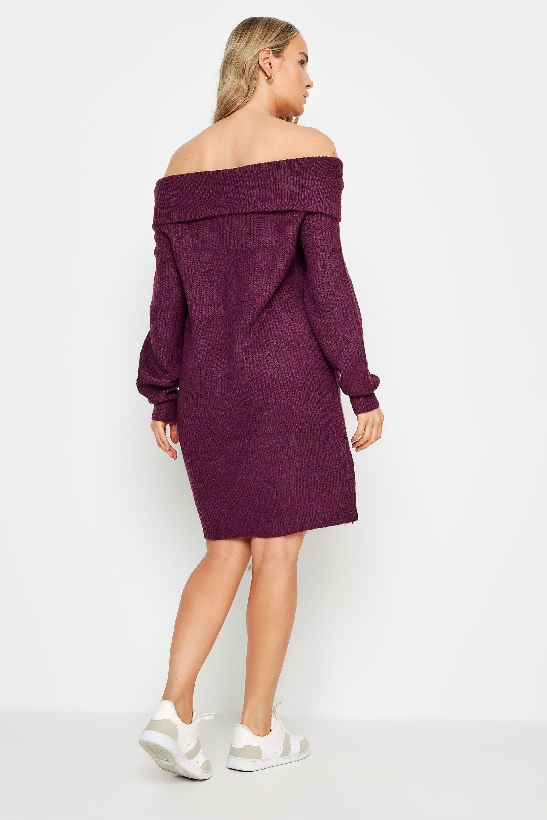 Long Tall Sally Purple Bardot Tunic - Image 2 of 5