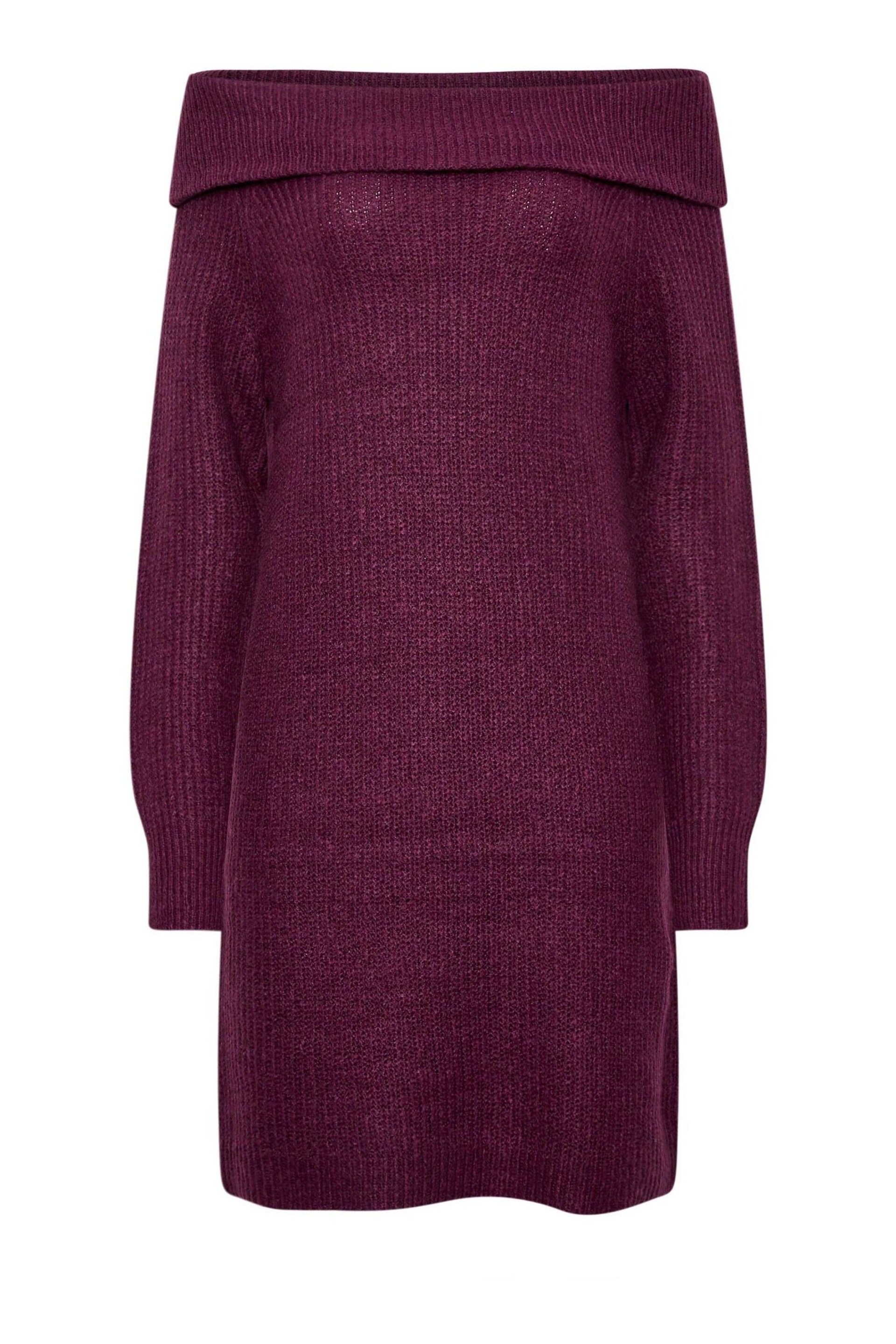 Long Tall Sally Purple Bardot Tunic - Image 5 of 5