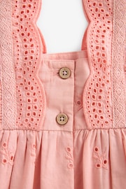 Pink Cotton Broderie Dress (3mths-8yrs) - Image 7 of 8