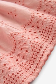 Pink Cotton Broderie Dress (3mths-8yrs) - Image 8 of 8