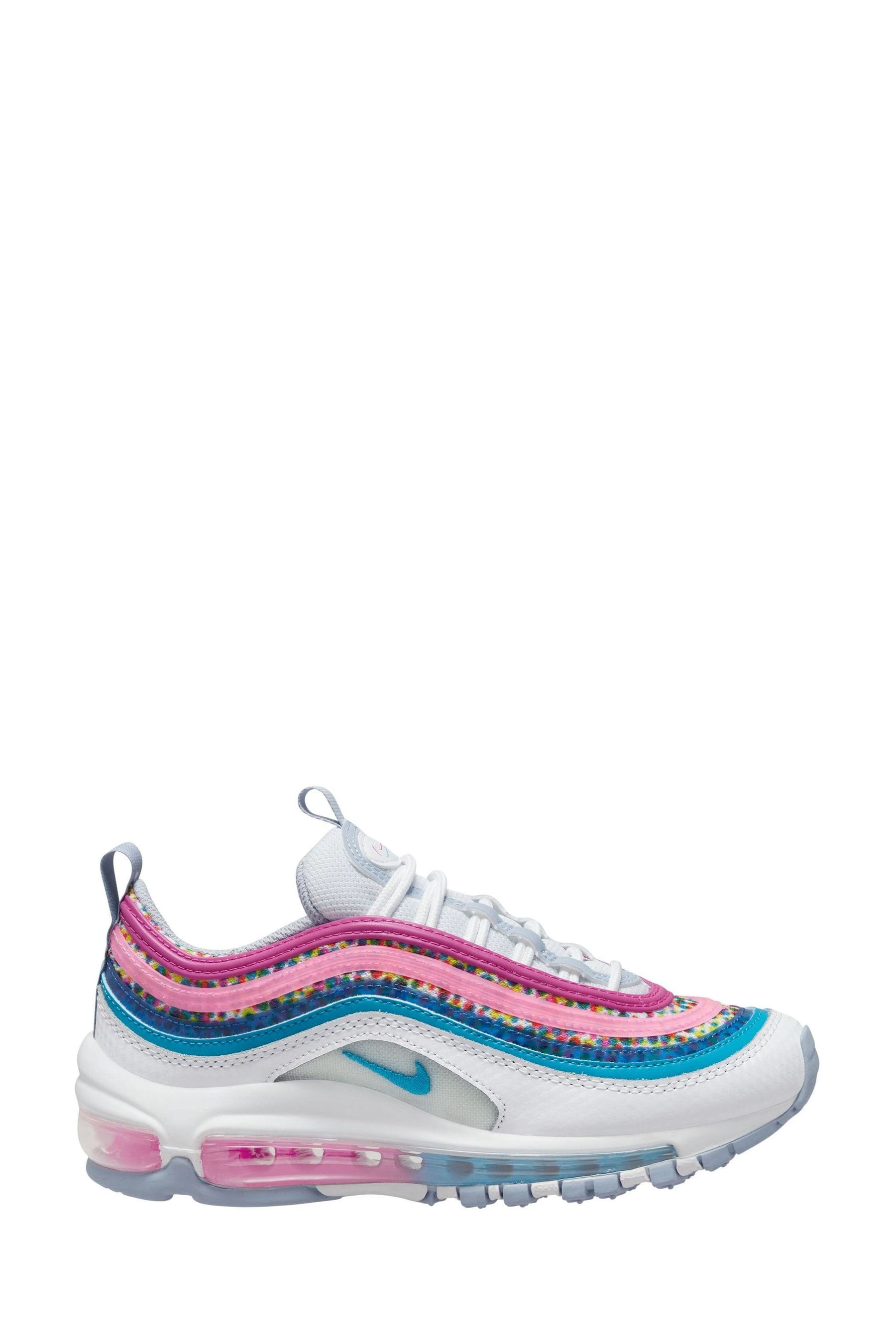 Nike air max 97 white youth deals