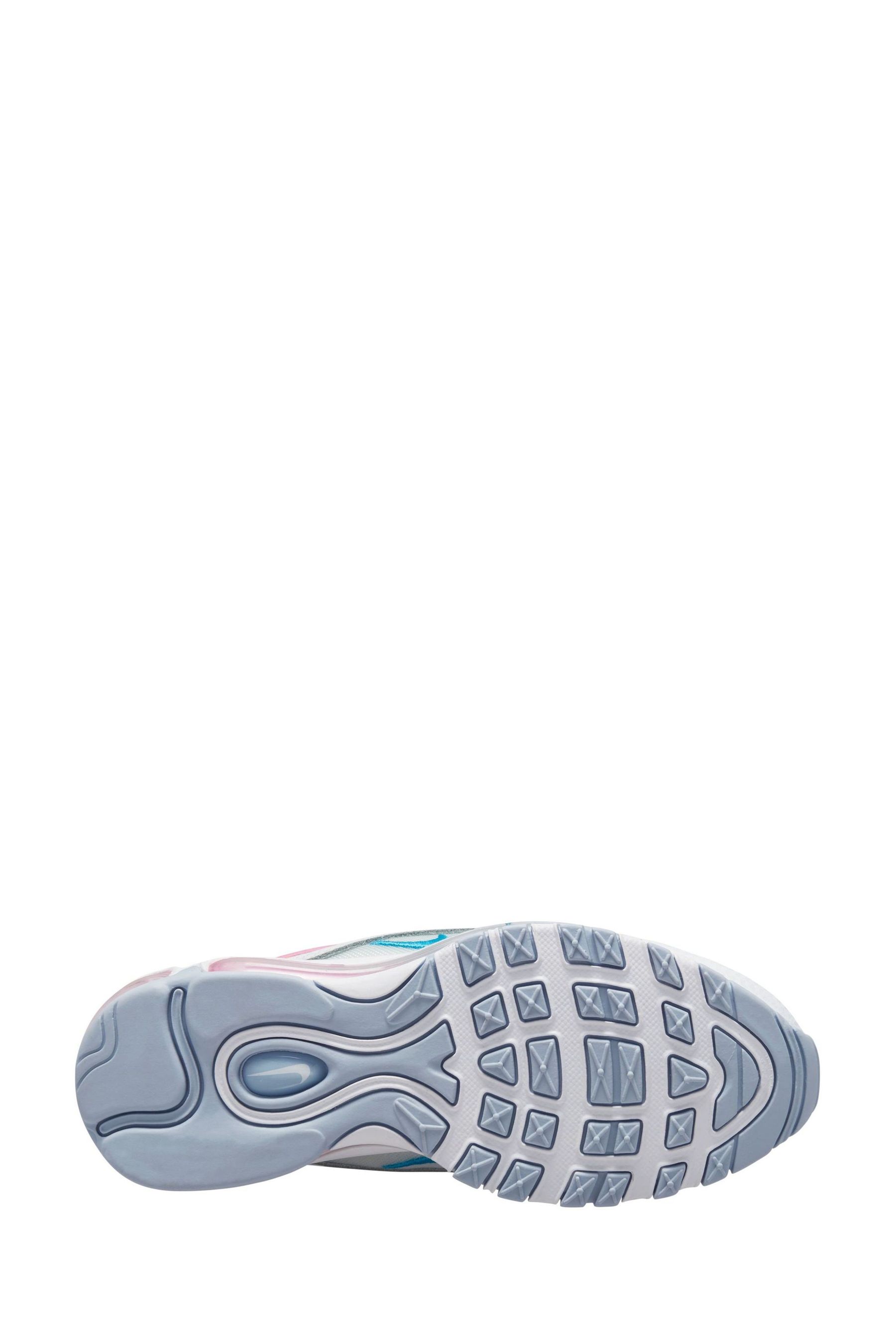 Buy Nike White Pink Air Max 97 SE Youth Trainers from Next Luxembourg