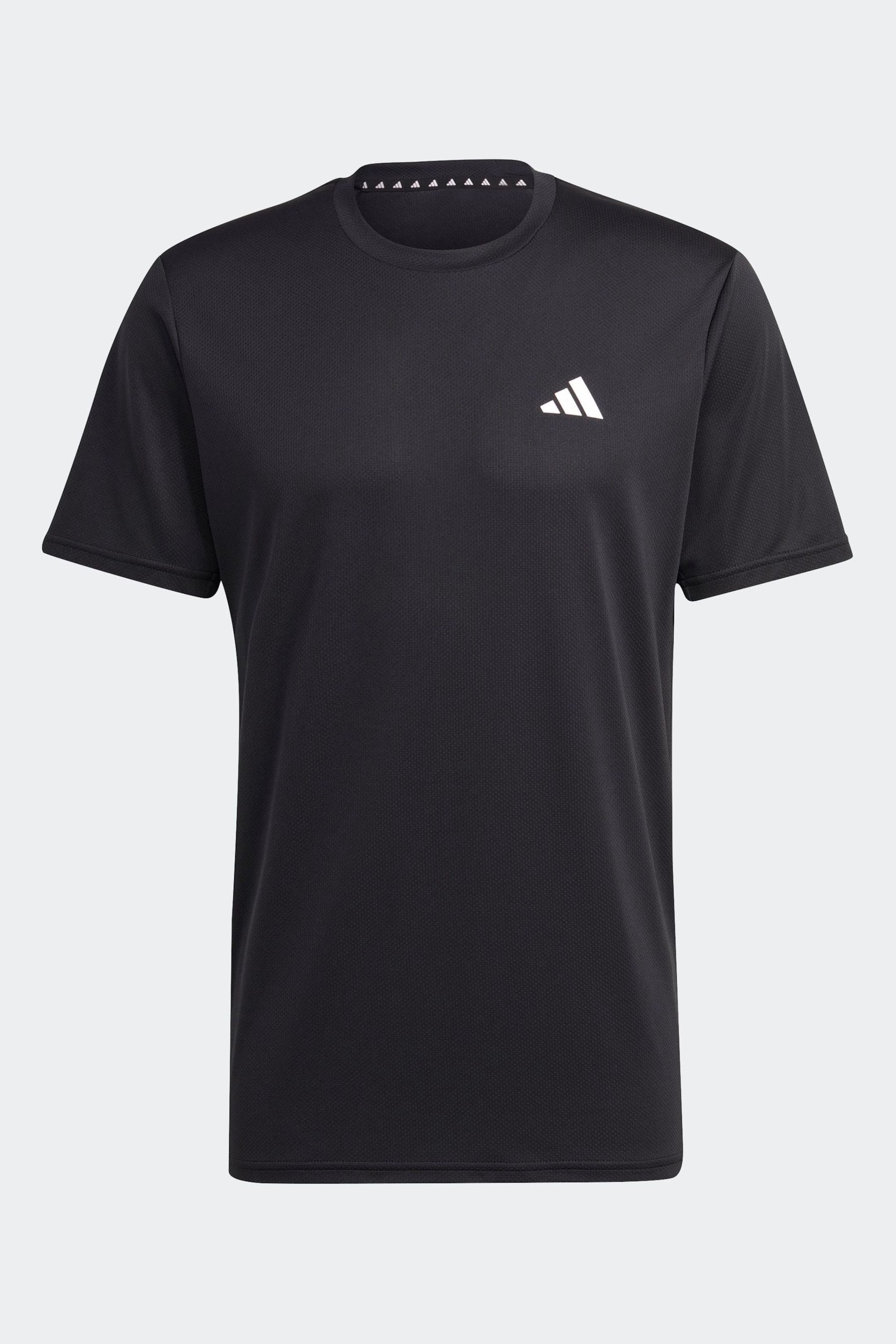 adidas Black Train Essentials Training T-Shirt - Image 6 of 6