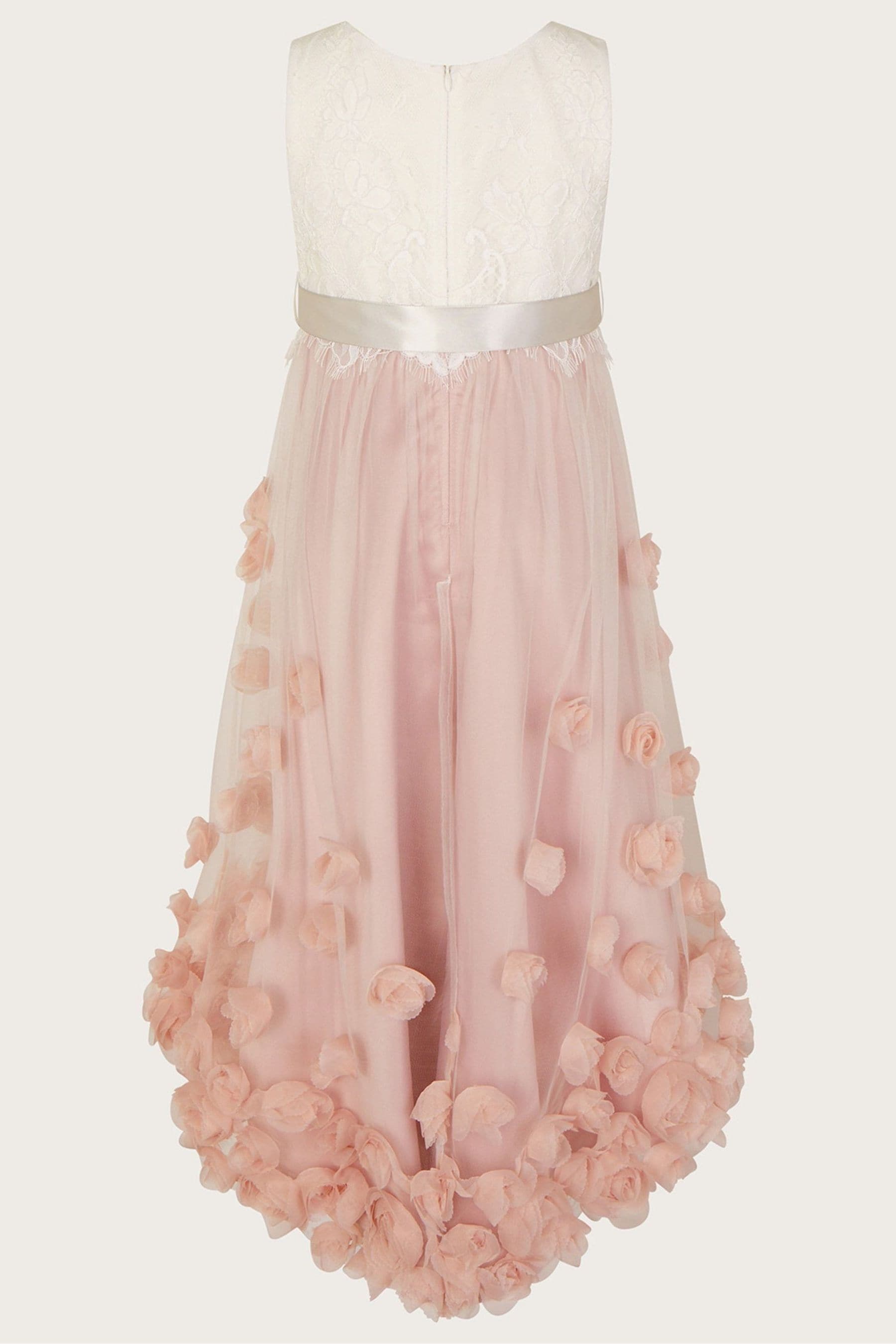 Buy Monsoon Pink Dusky Ianthe Dress from Next Luxembourg