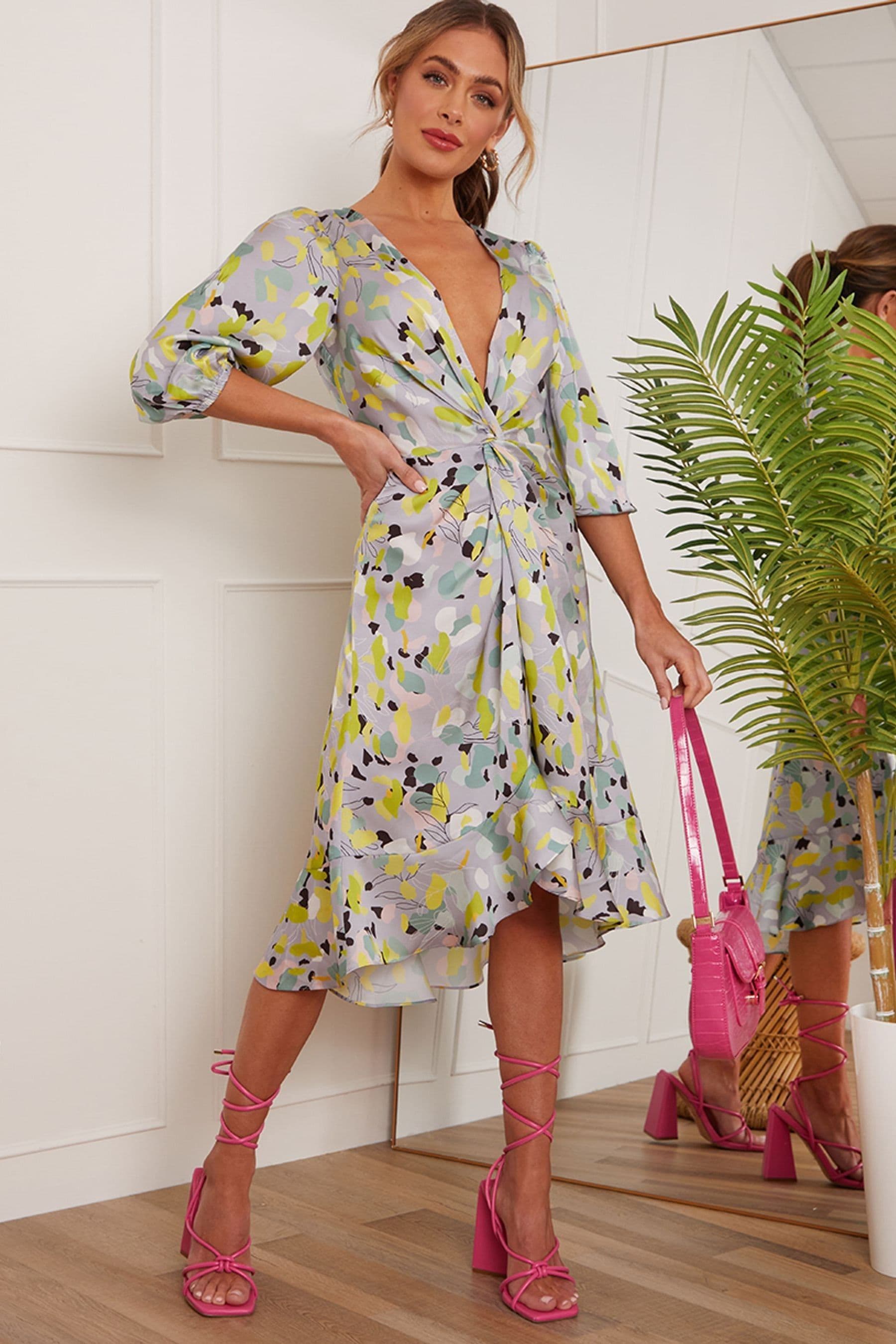 Chi chi yellow dress online