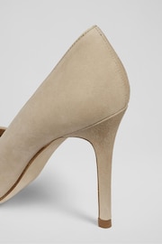 LK Bennett Fern Suede Pointed Toe Courts - Image 4 of 4
