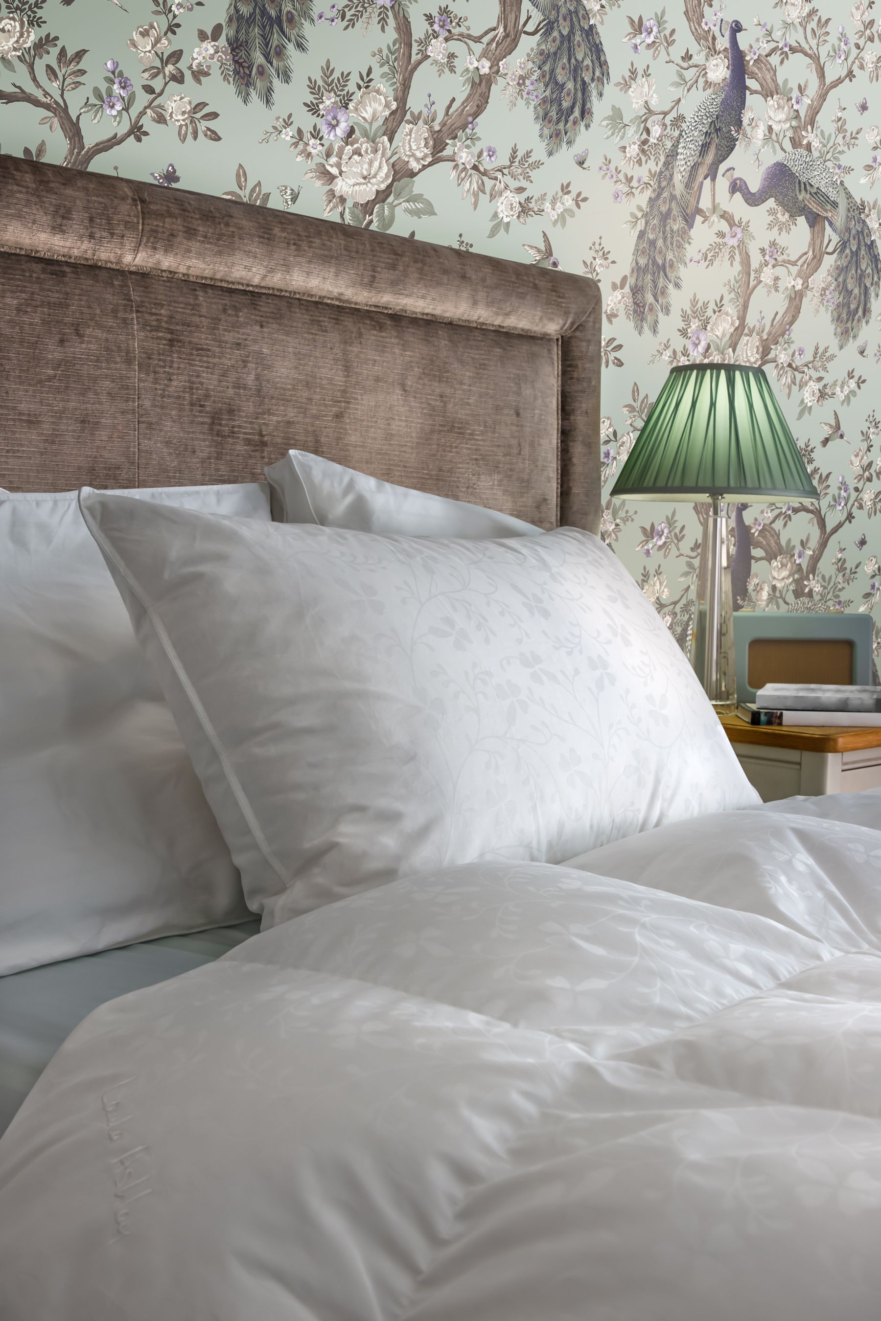 Buy Laura Ashley White Superior Goose 100 Cotton Feather And Down Pillow from the Next UK online shop
