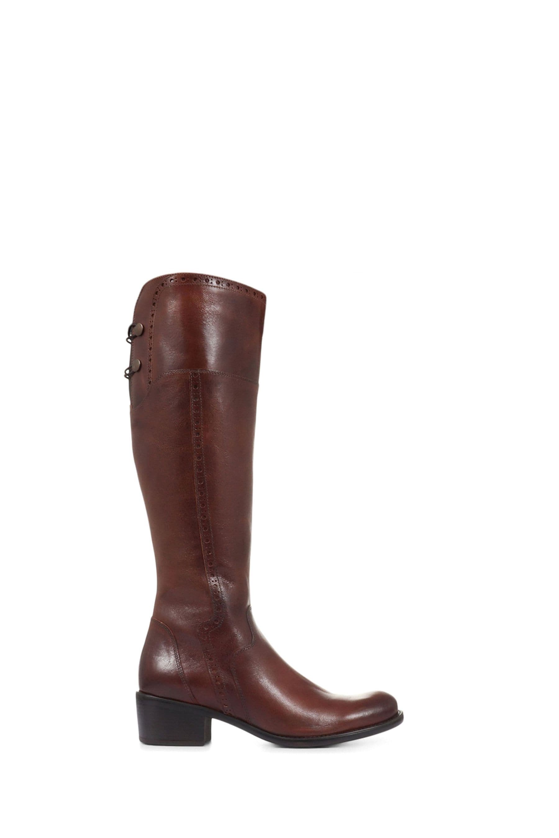 Jones Bootmaker Slim Fit Rachel Rider Brown Boots 7 EU 40 Womens