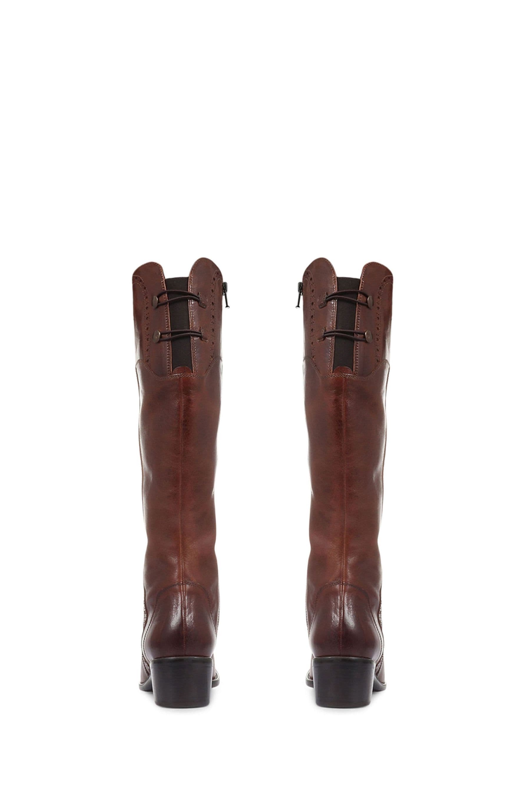 Jones Bootmaker Slim Fit Rachel Rider Brown Boots 7 EU 40 Womens