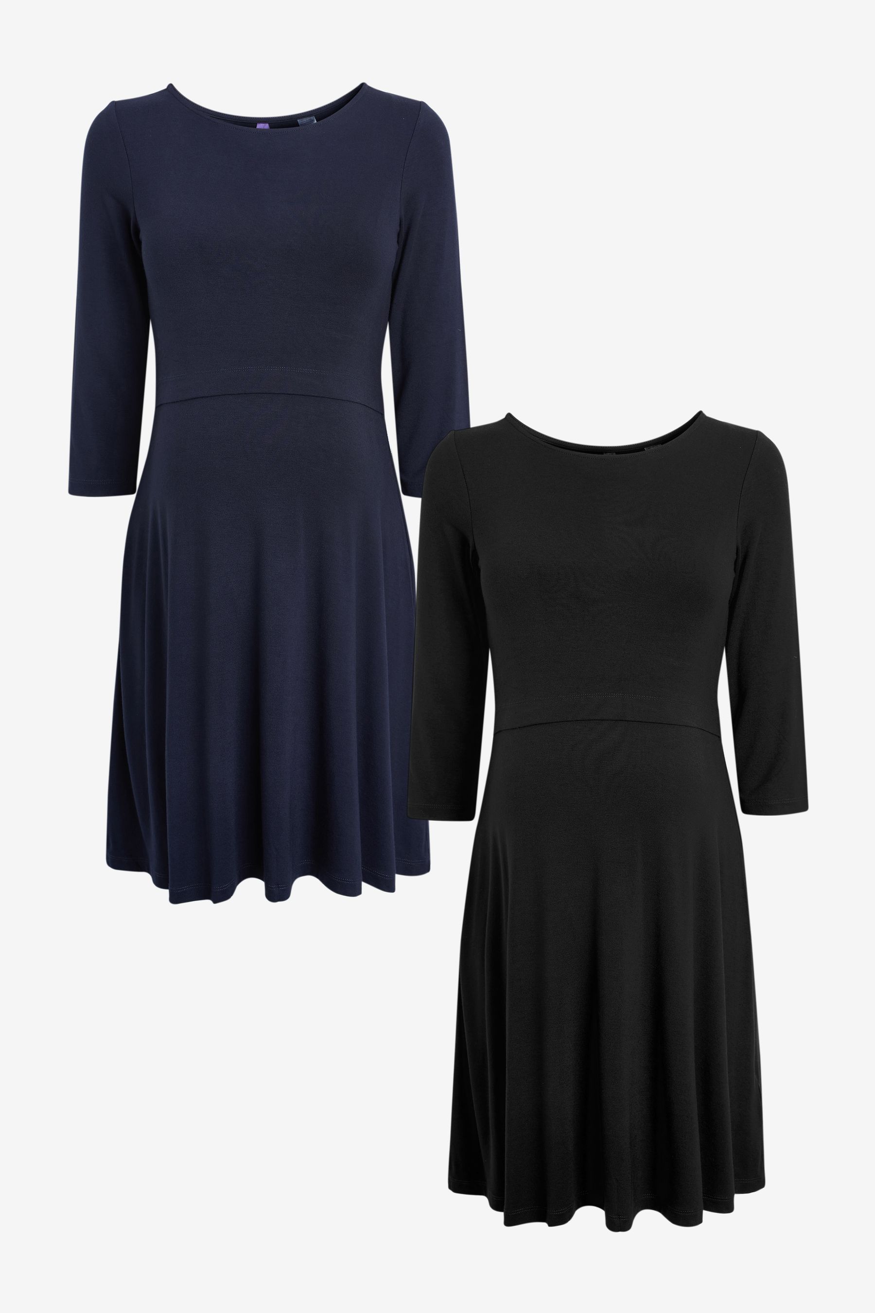 Seraphine Black Maternity And Nursing Dresses 2 Pack 12 Womens