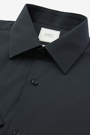 Black Regular Fit Easy Care Shirt - Image 6 of 7