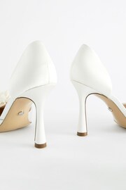 Ivory Forever Comfort® Wedding Corsage Satin High Heels Bridal Shoes - Image 10 of 10