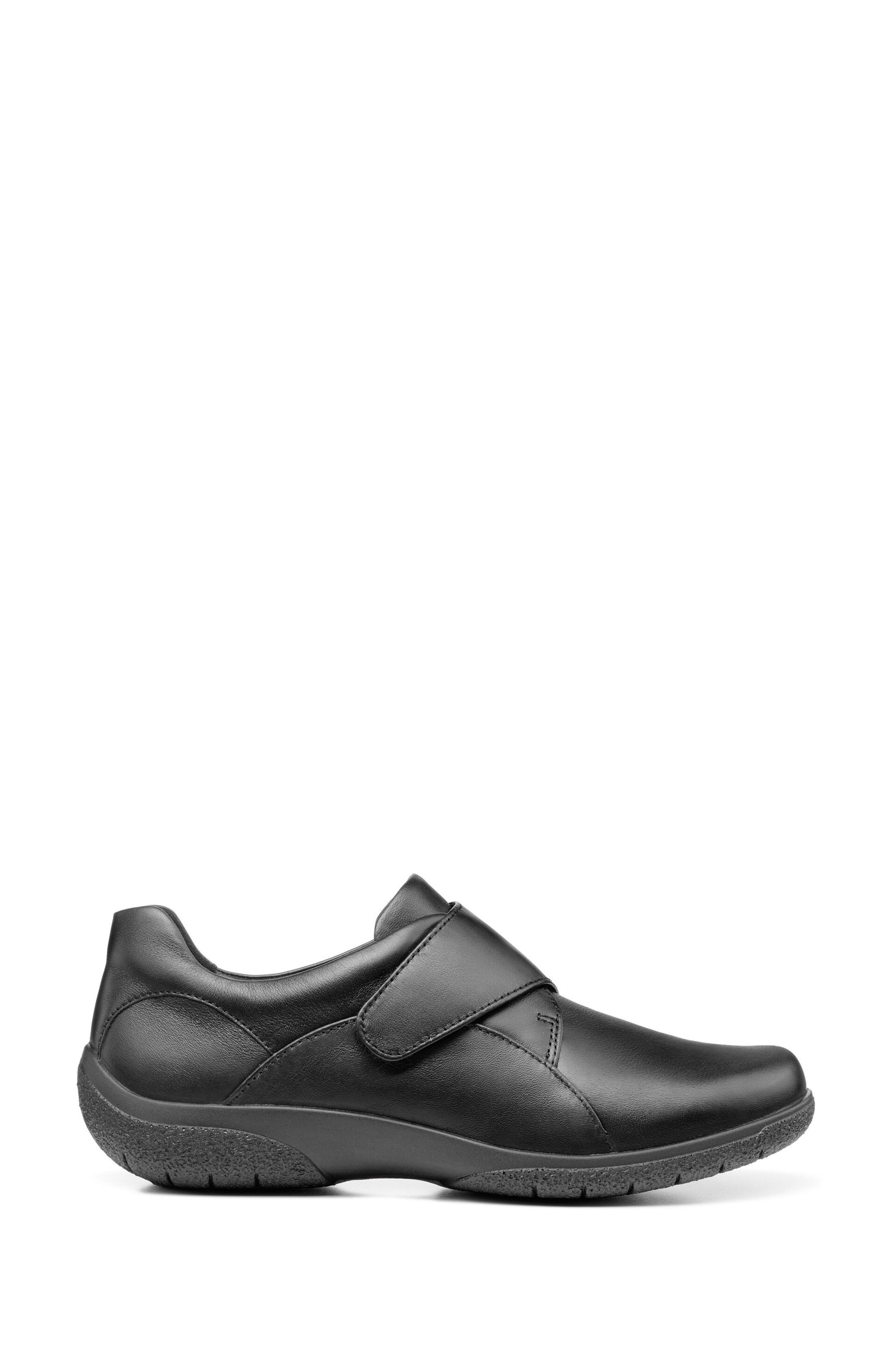 Hotter Sugar II Wide Fit Touch Fastening Black Shoes - Image 1 of 4