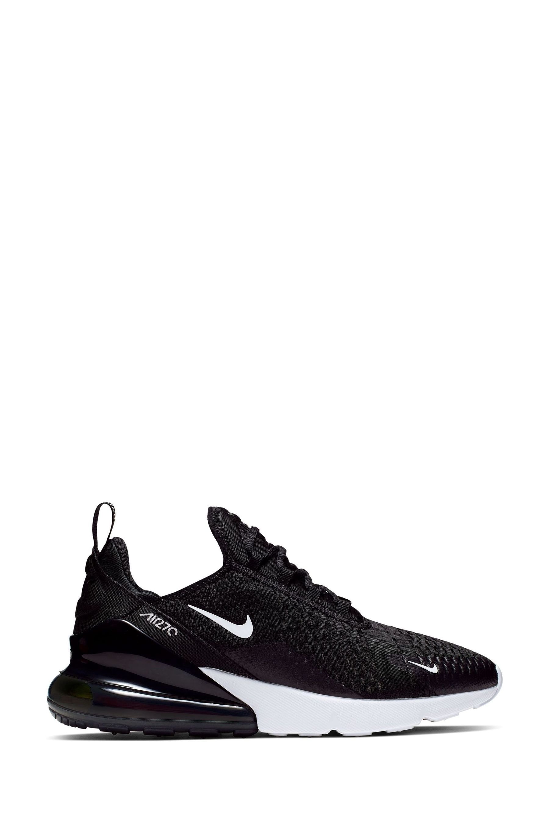 Buy Nike Black White Air Max 270 Trainers from Next Luxembourg