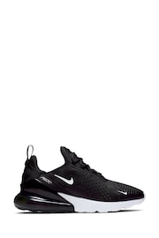 Nike Black/White Air Max 270 Trainers - Image 1 of 5