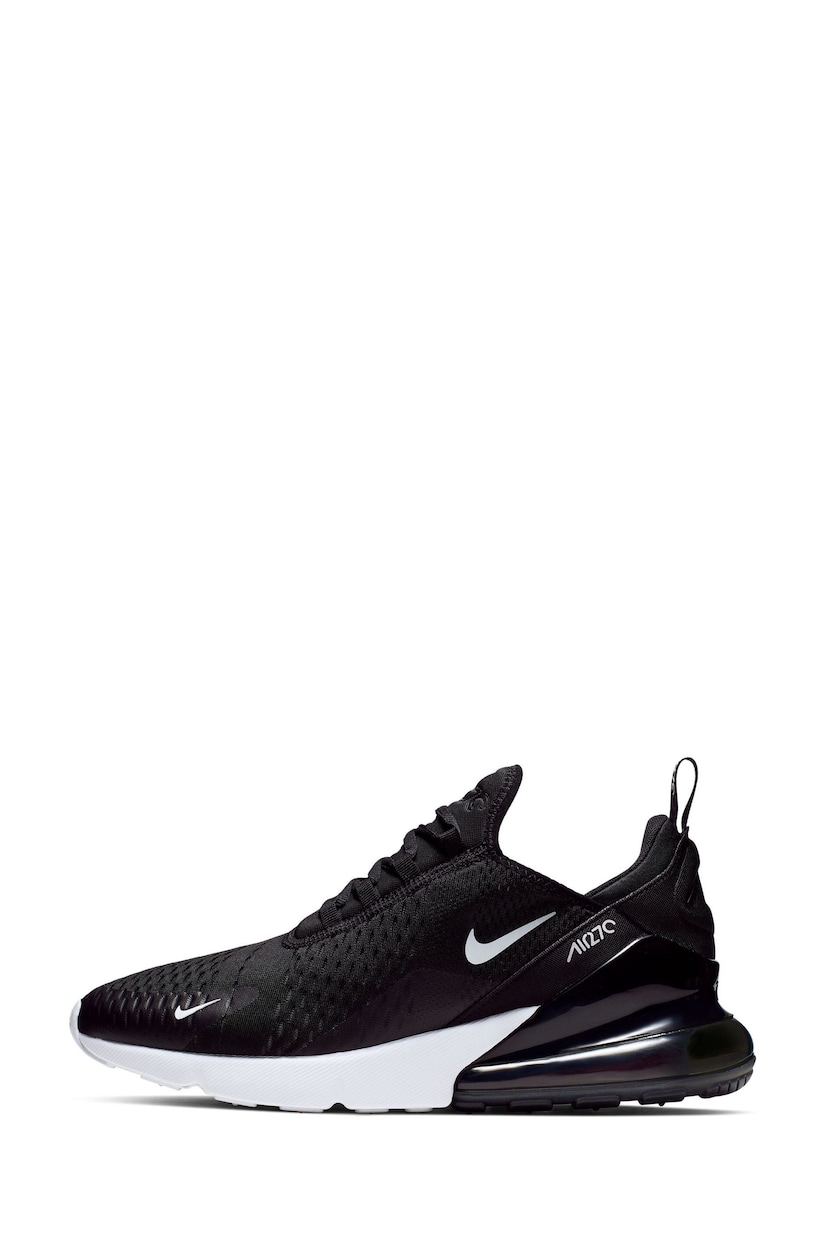 Nike Black/White Air Max 270 Trainers - Image 3 of 5