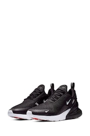 Nike Black/White Air Max 270 Trainers - Image 4 of 5