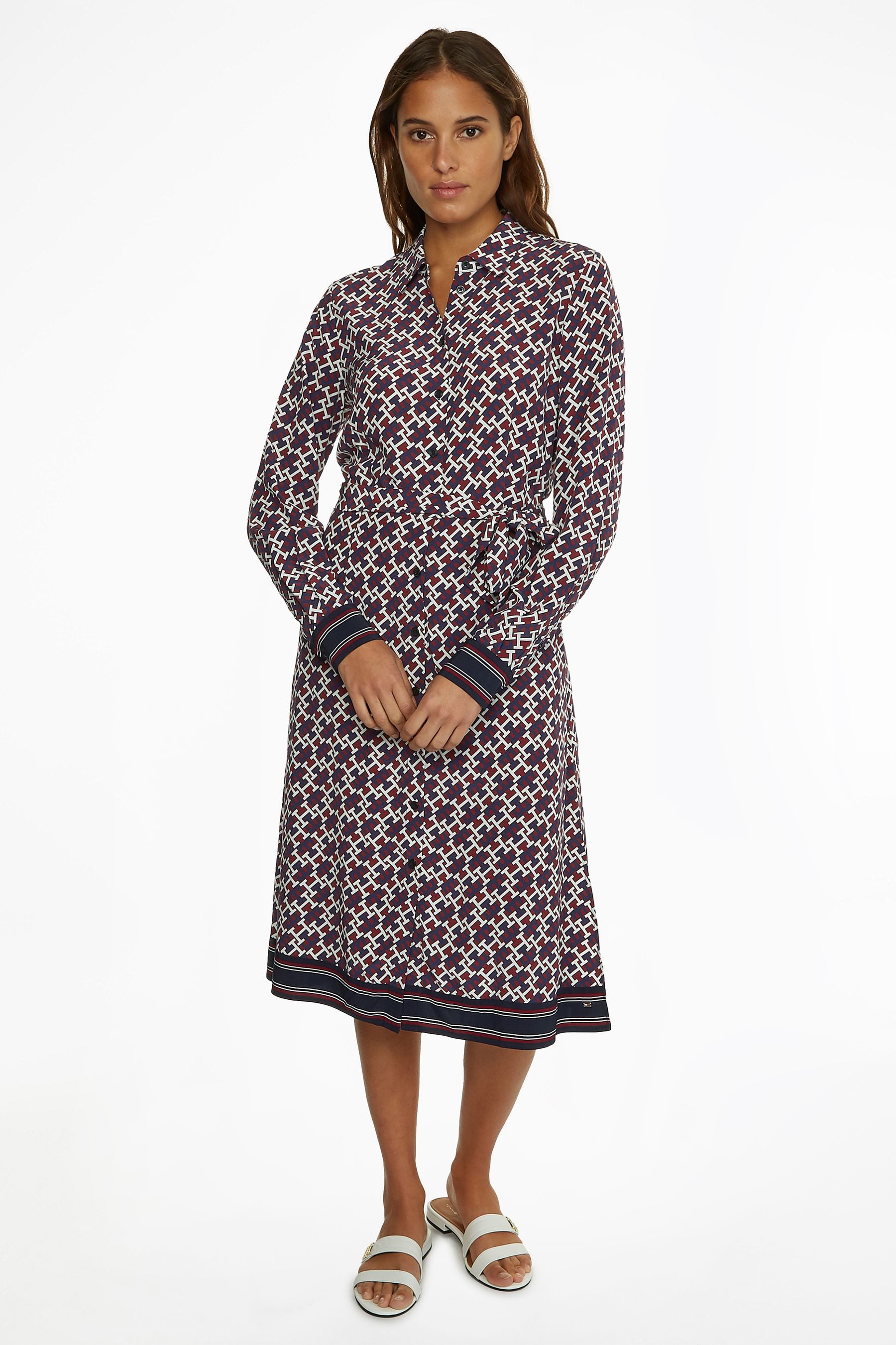 Robe longue tommy hilfiger discount