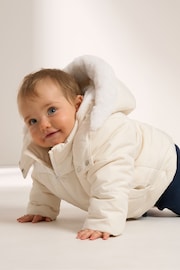 Truly Baby Natural Padded Coat - Image 2 of 3