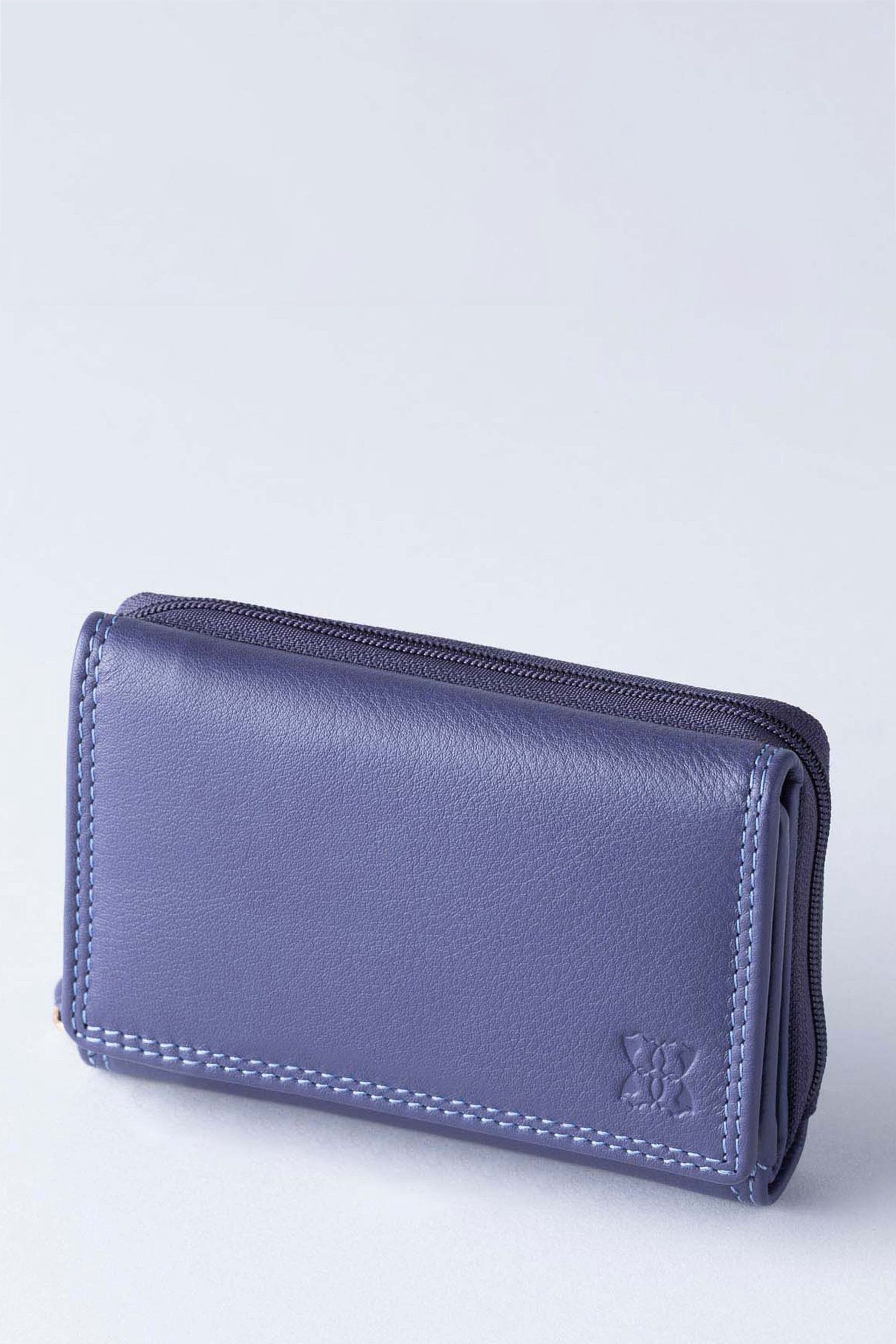 Buy Lakeland Leather Purple Small Leather Purse from the Next UK online shop