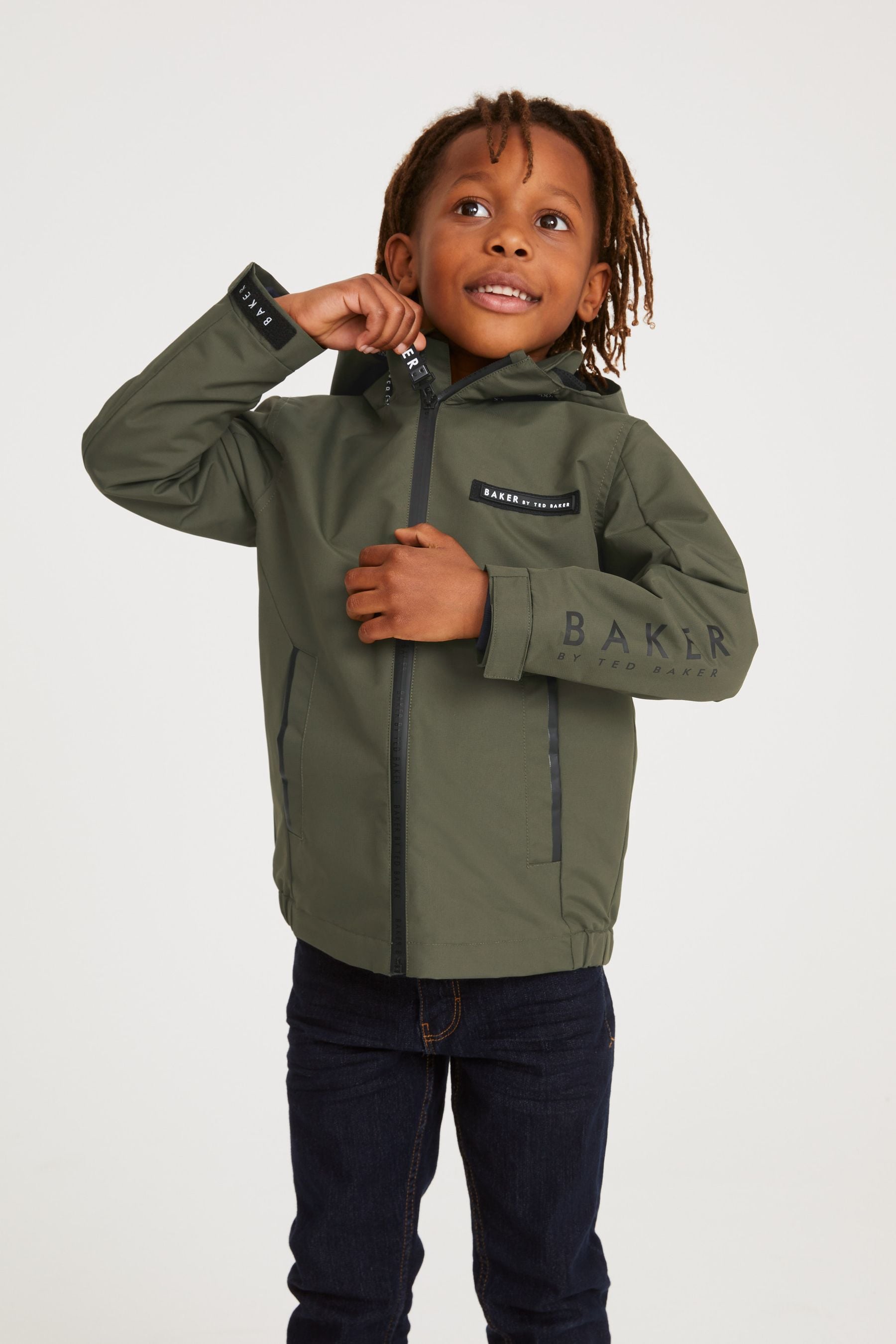 Buy Baker by Ted Baker Khaki Green Shower Resistant Jacket from Next Luxembourg