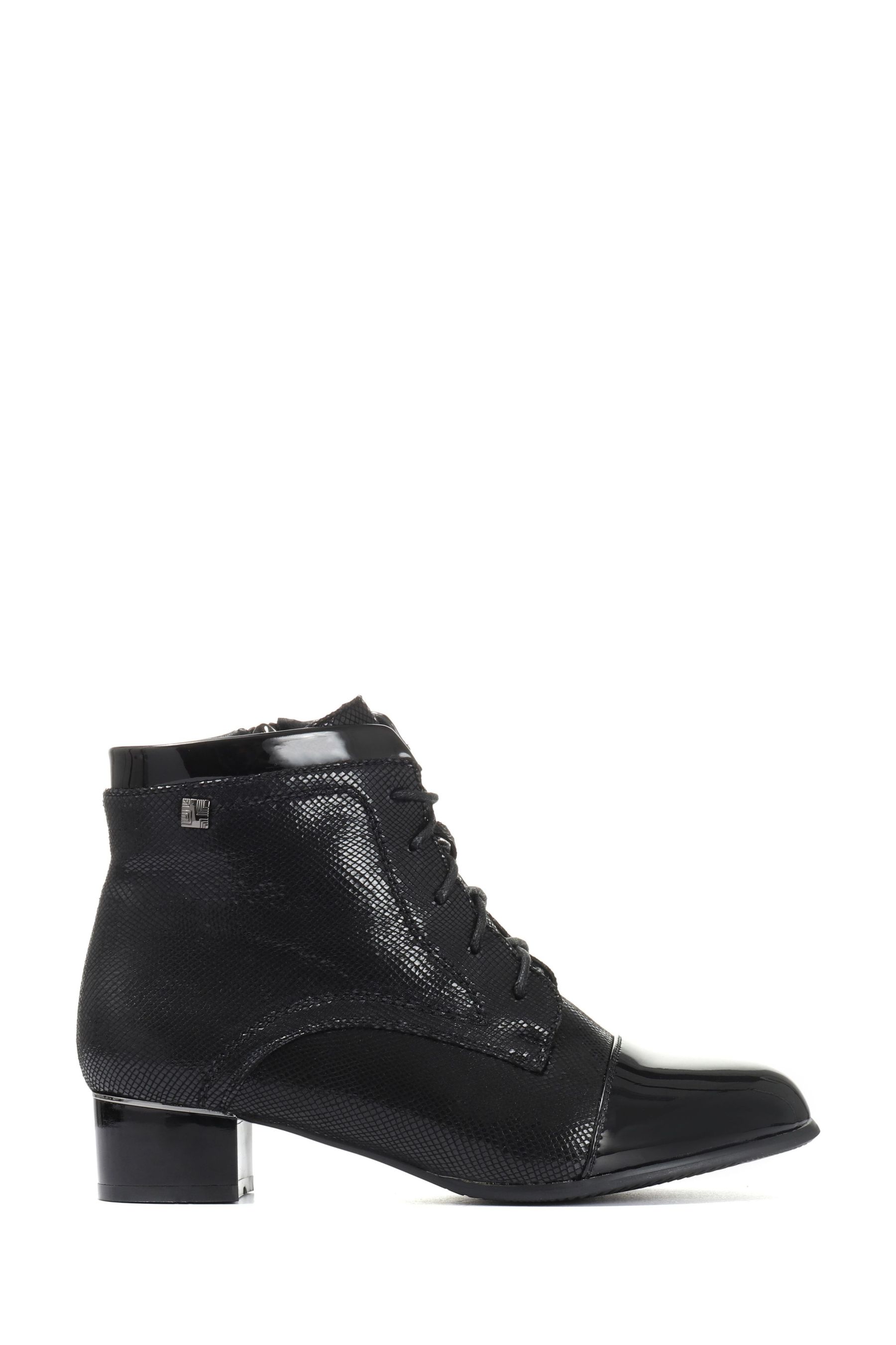 Buy Pavers Black Lace Up Ankle Boots from the Next UK online shop