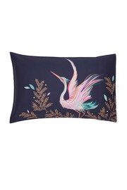 Sara Miller Blue Dancing Cranes Pillowcases 2 Pack - Image 1 of 2