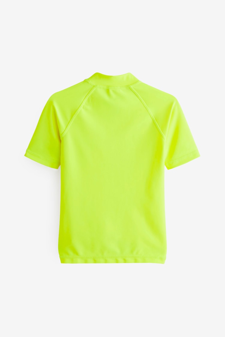 Yellow Short Sleeve Sunsafe Rash Vest (1.5-16yrs) - Image 7 of 7