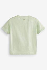 Mint Velvet Khaki Green Sequin Sun T-Shirt - Image 2 of 7