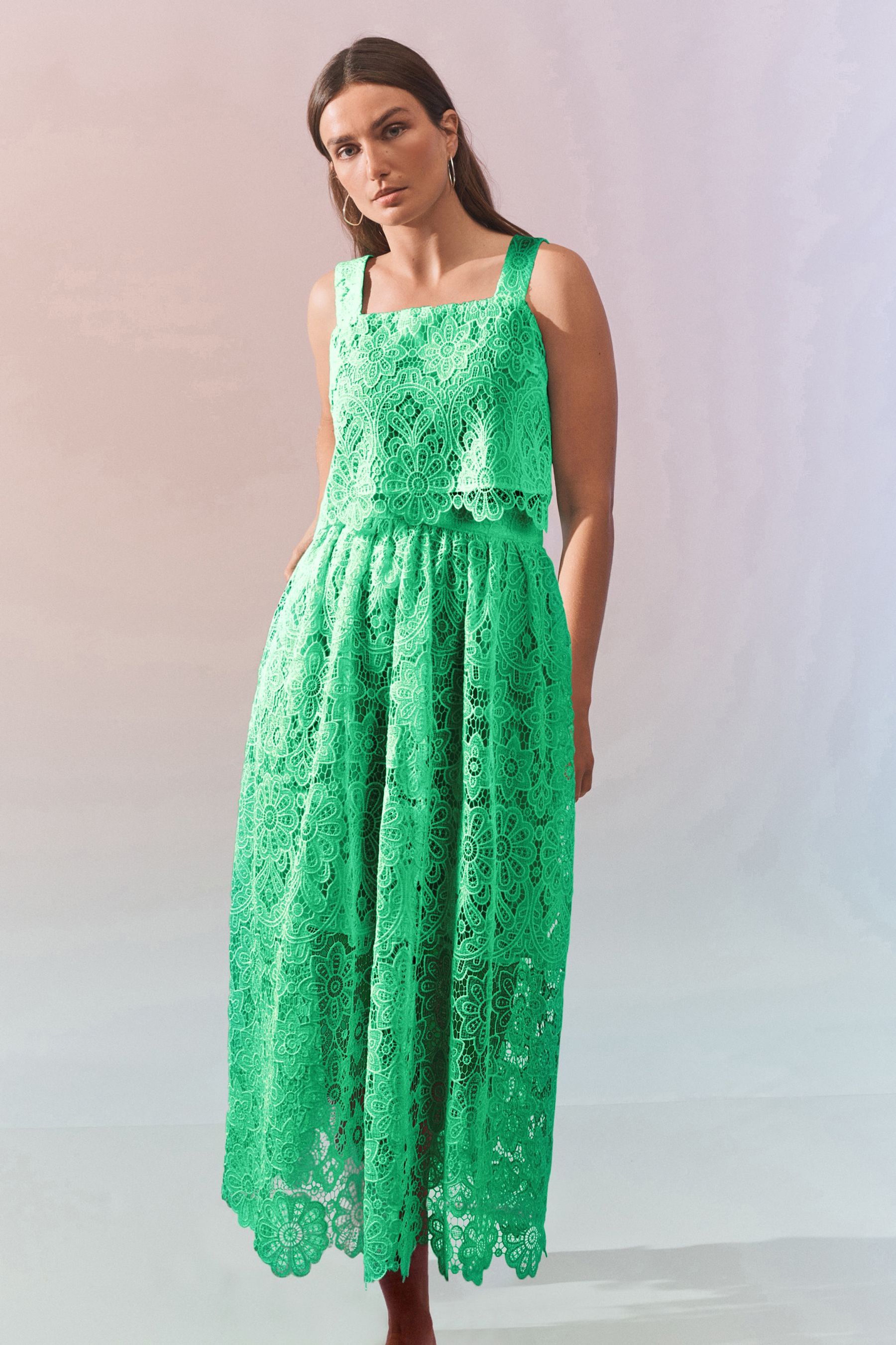 Maxi skirt co ord wedding top
