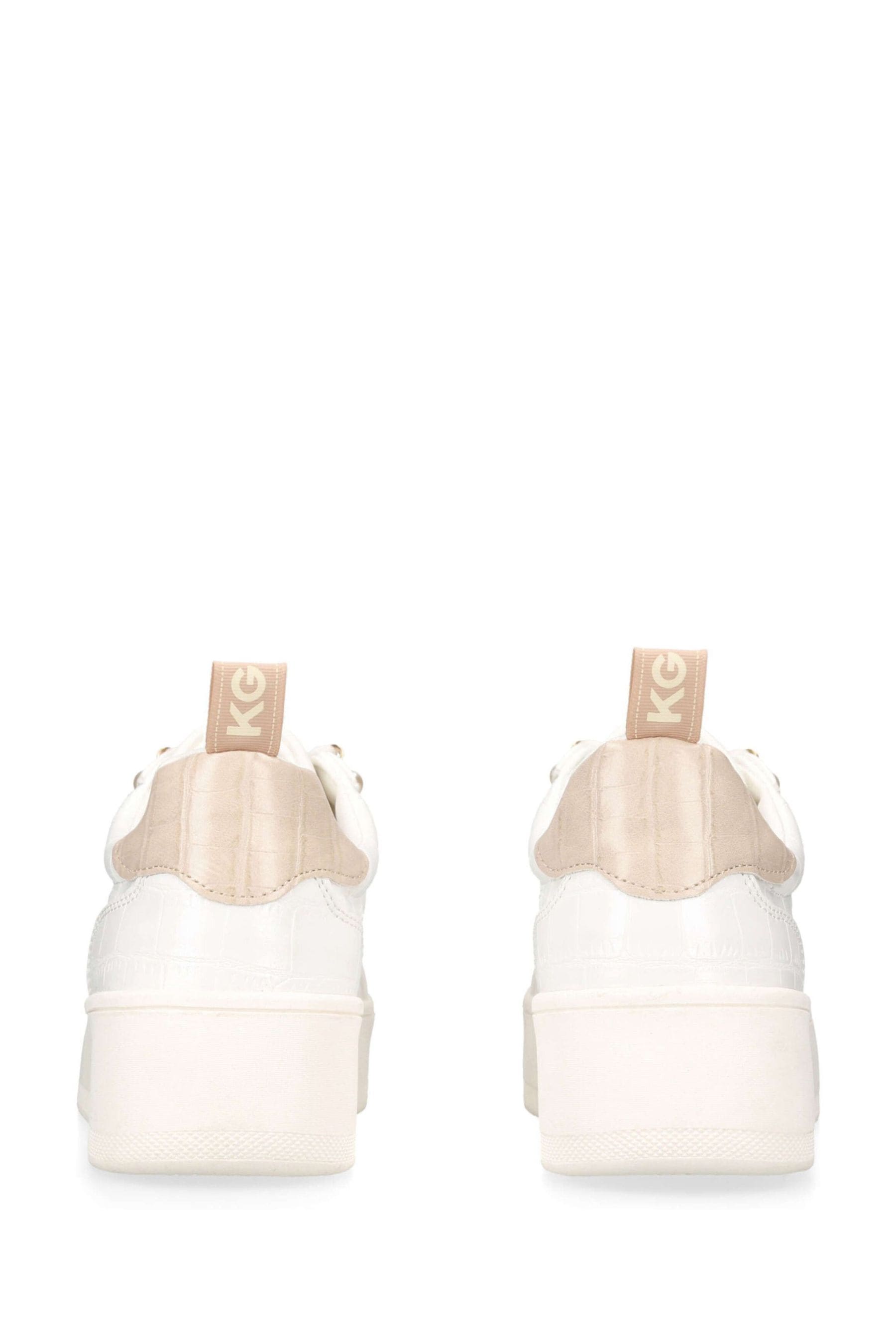 Buy KG Kurt Geiger Lighter Pearl White Trainers from Next Luxembourg
