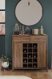 Dorel Home Walnut Brown Europe Farnsworth Bar Cabinet - Image 1 of 4