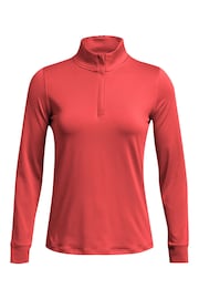 Under Armour Red/Navy Play Off 1/4 Zip Sweat Top - Image 4 of 5