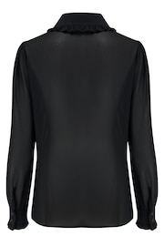 Pour Moi Black Nico Frill Shirt - Image 5 of 5