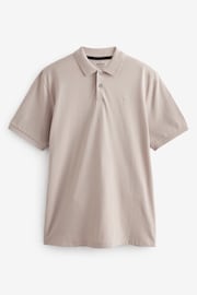 Neutral Regular Fit Pique Polo Shirt - Image 5 of 5