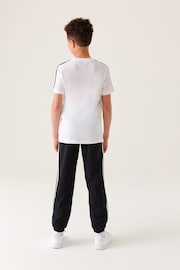 adidas White Essentials 3-Stripes Cotton T-Shirt - Image 3 of 10