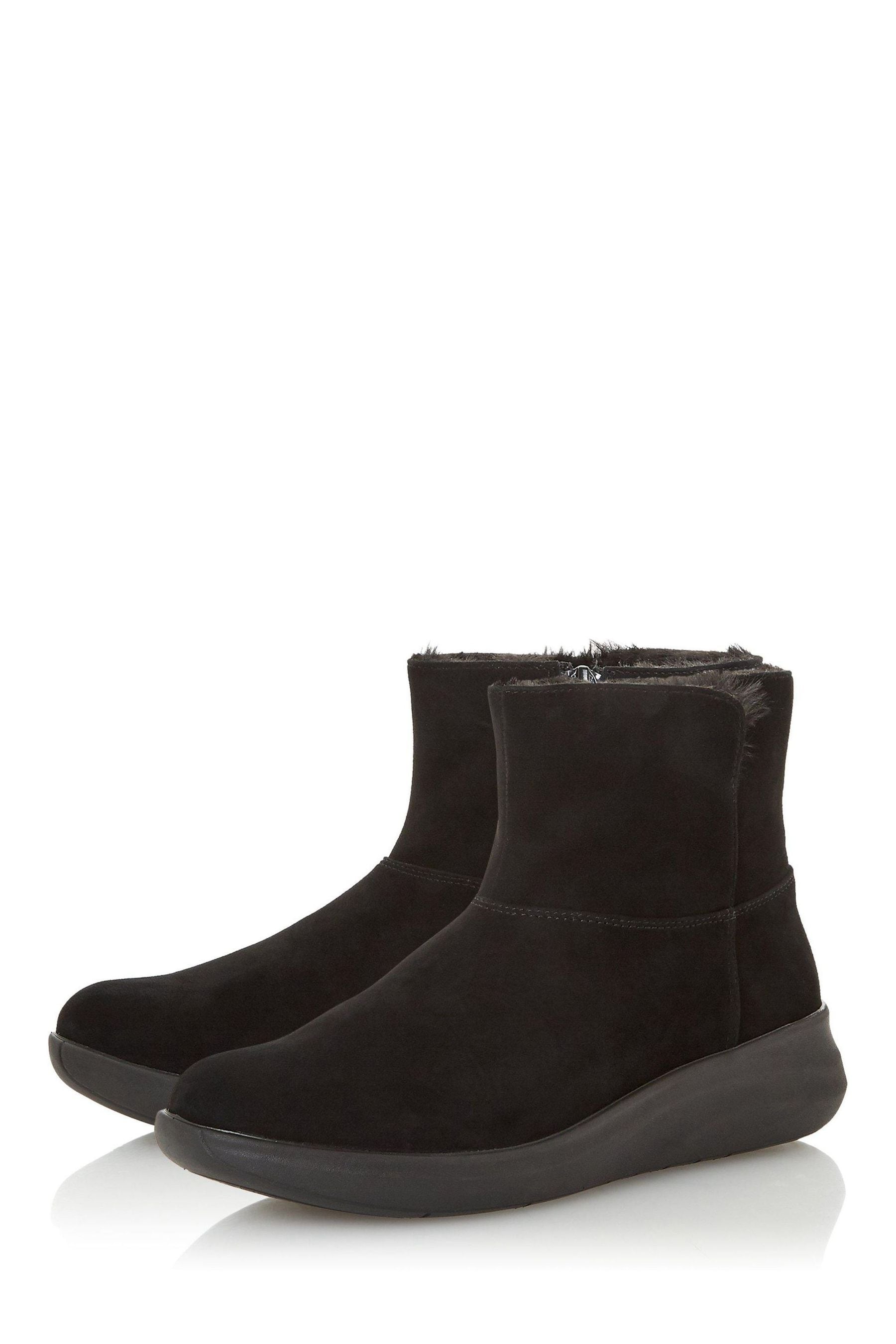 Dune fur lined ankle boots deals