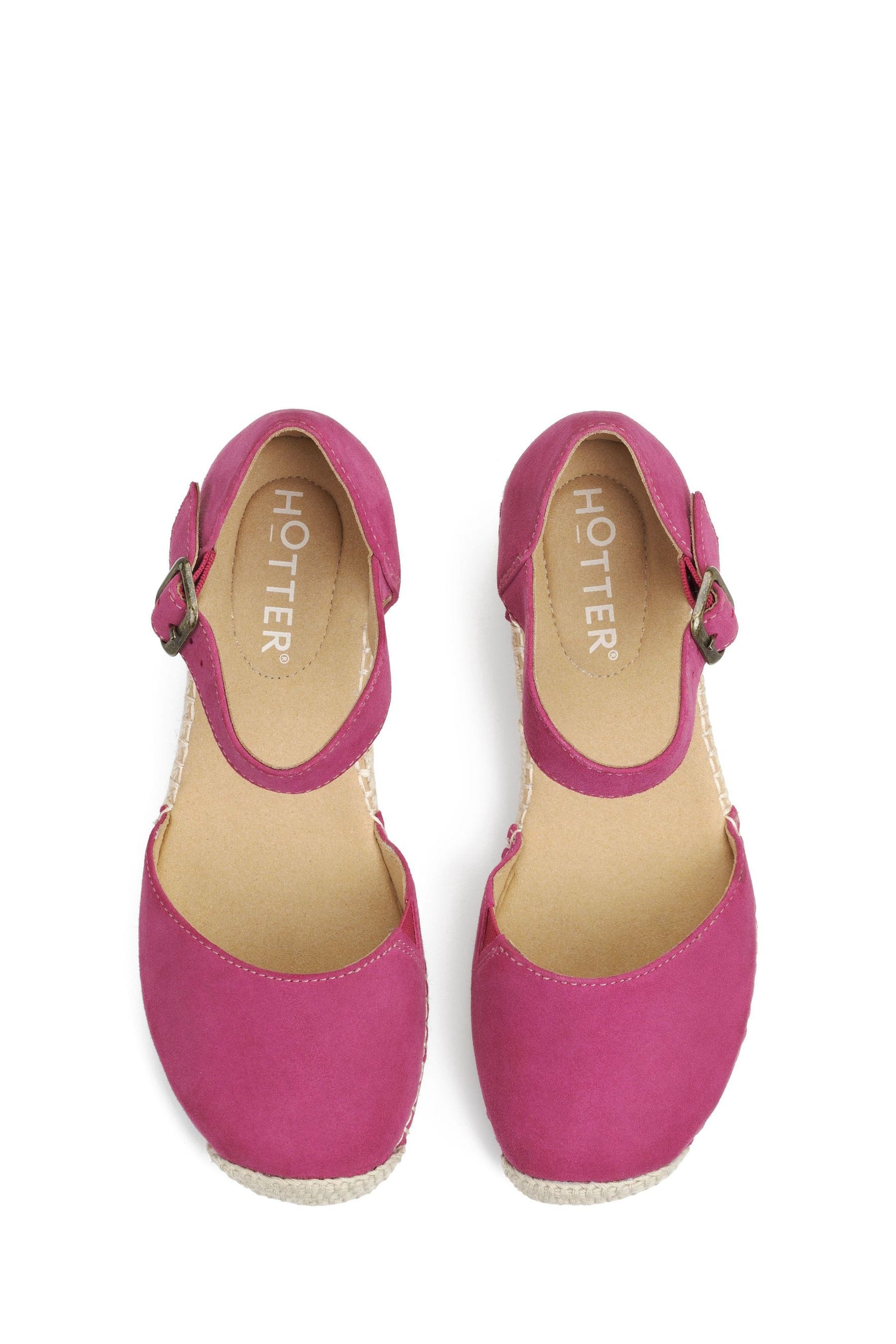 Hotter pink sandals hot sale