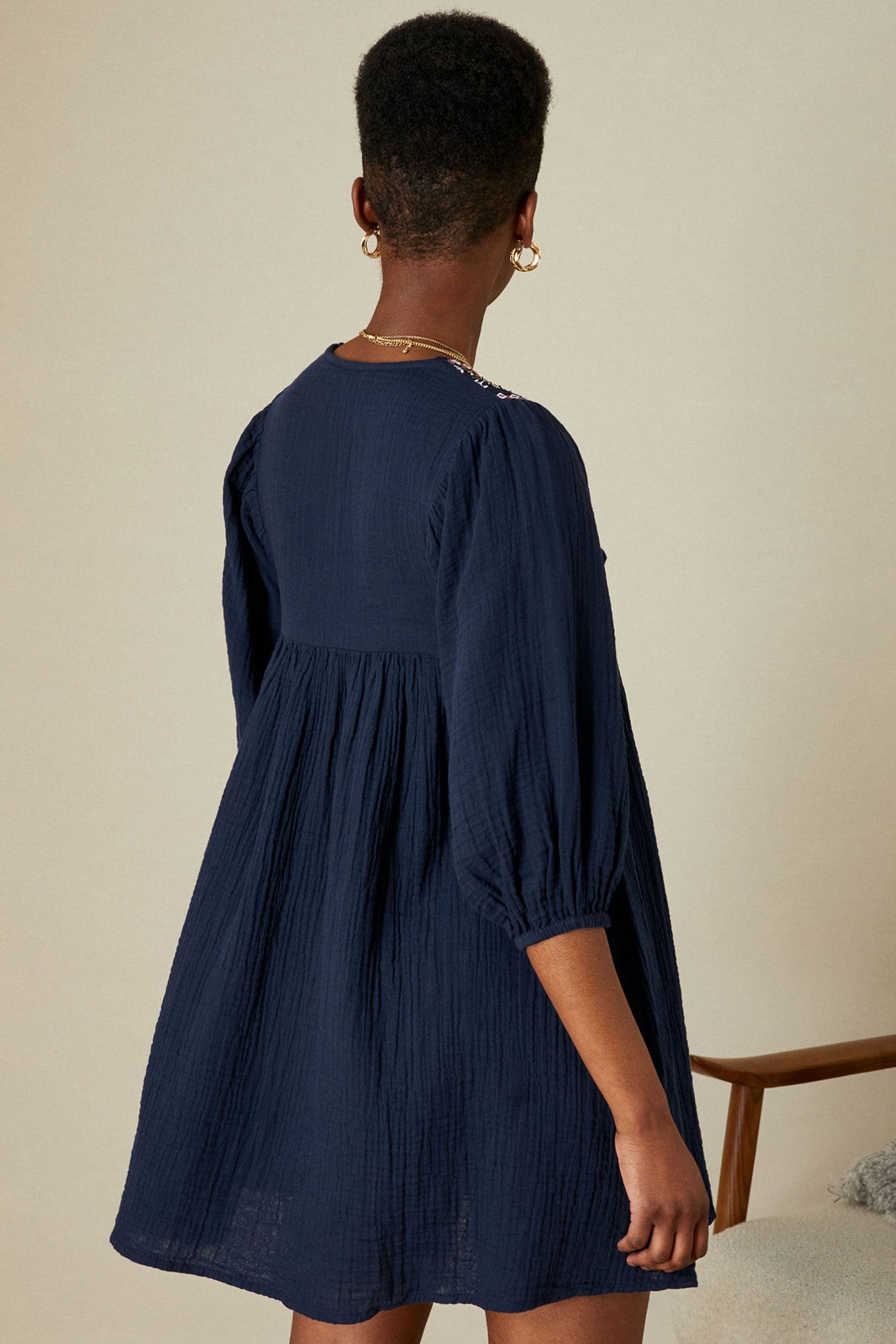 Embellished smock dress store
