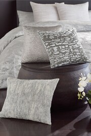 Donna Karan Silver Silky Stripe Cushion - Image 1 of 5