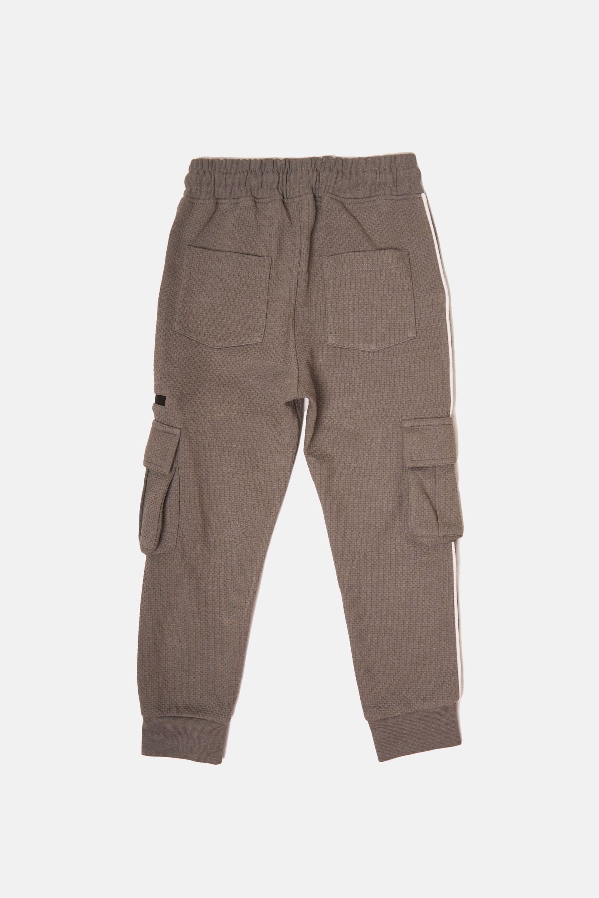 Angel & Rocket Grey Brown Pocket Frank Cargo Joggers - Image 5 of 6