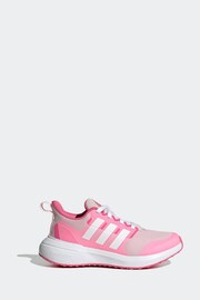 adidas Pink Sportswear Fortarun 2.0 Cloudfoam Lace Trainers - Image 1 of 9